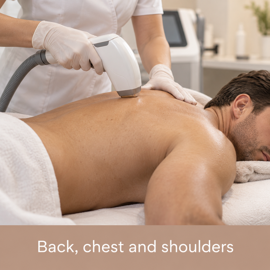 laser hair removal montreal back chest and shoulders