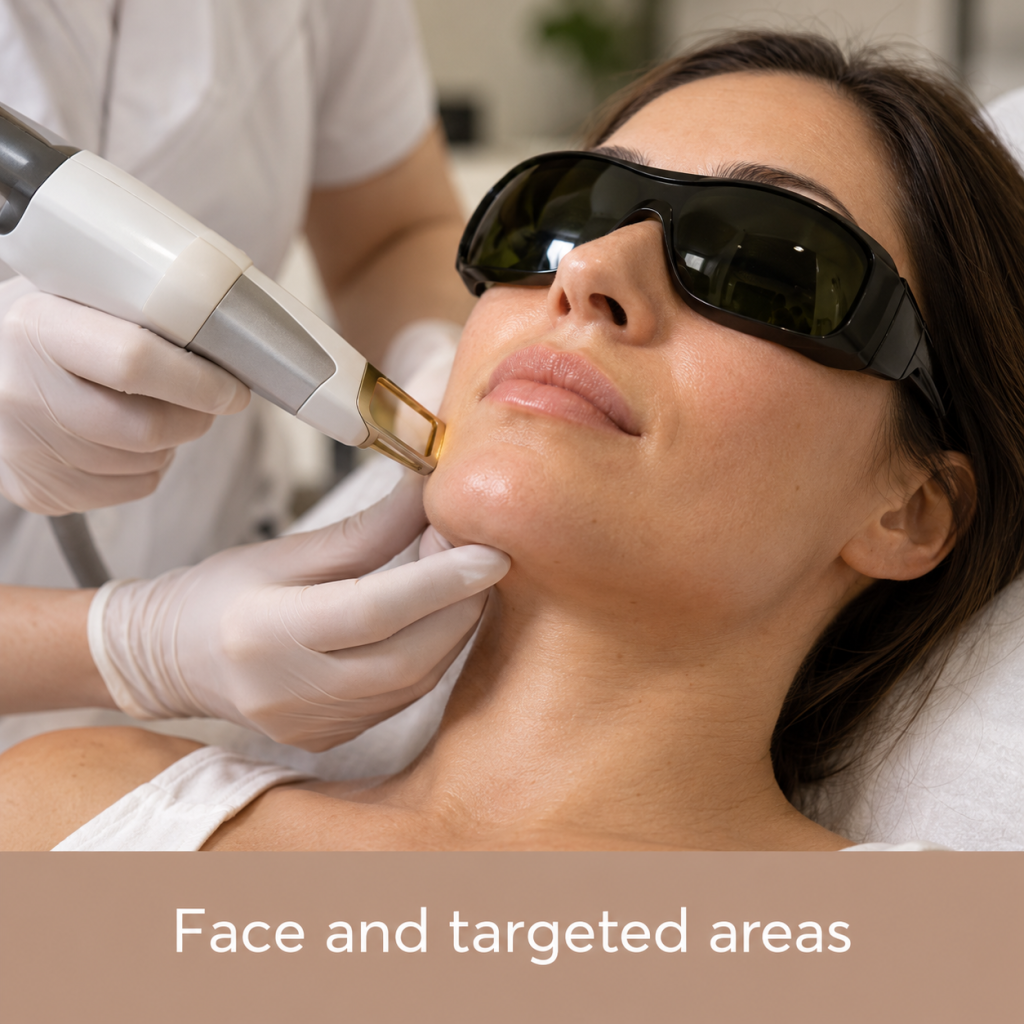 laser hair removal montreal face and targeted areas