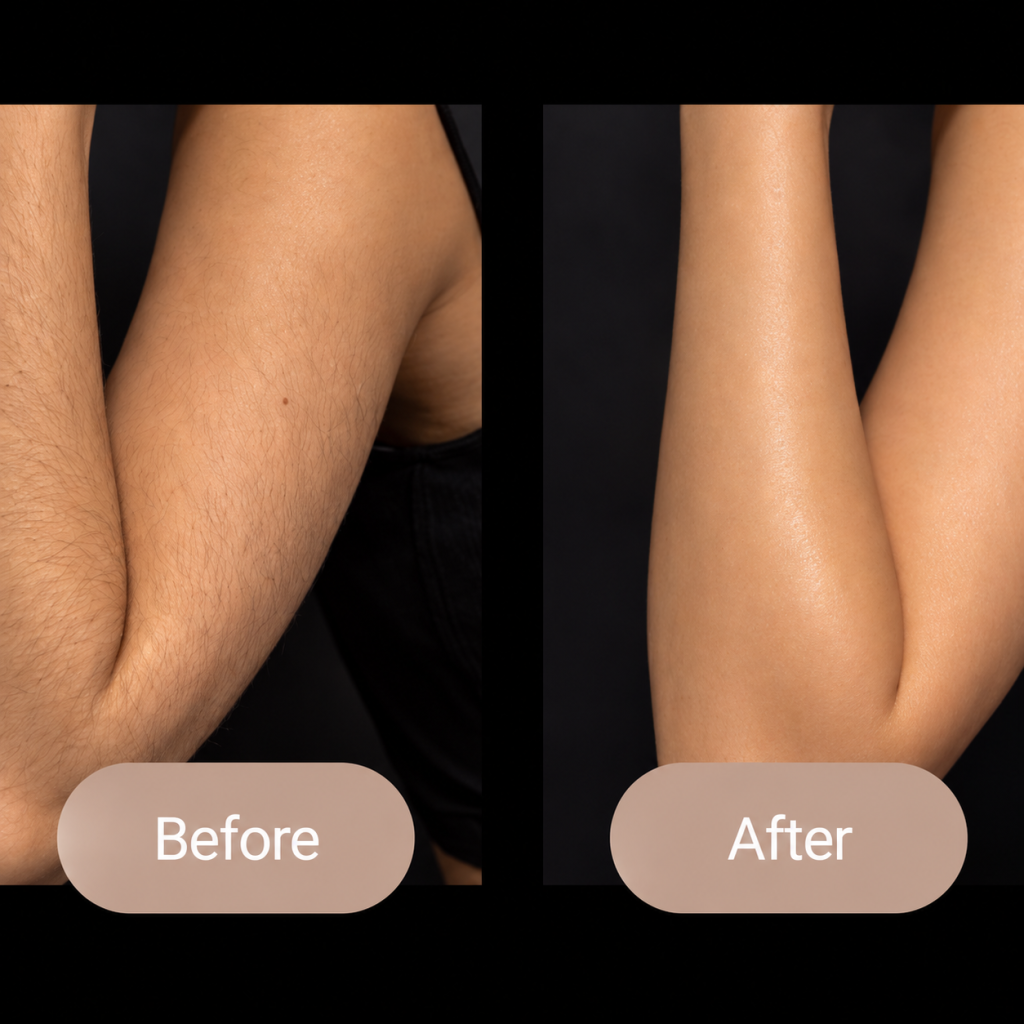 laser hair removal montreal full hands before and after