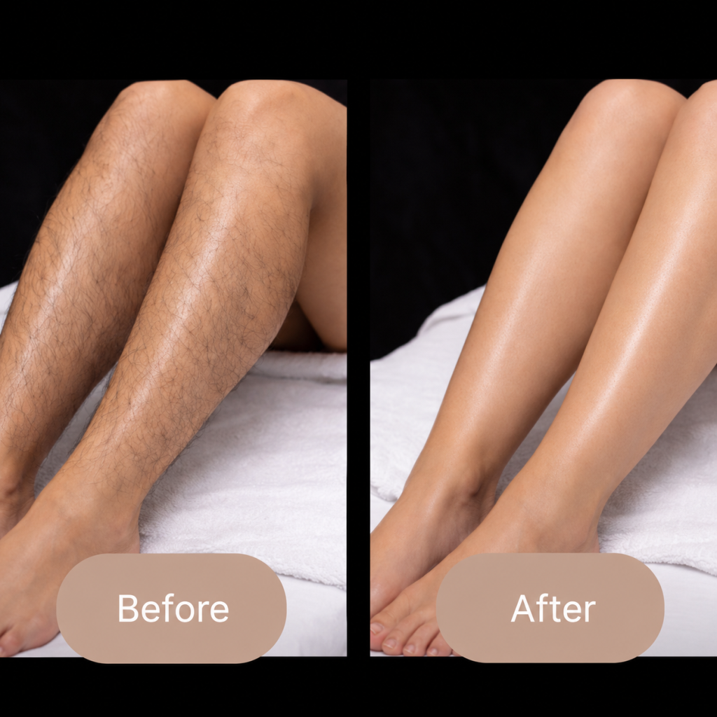 laser hair removal montreal full legs before and after