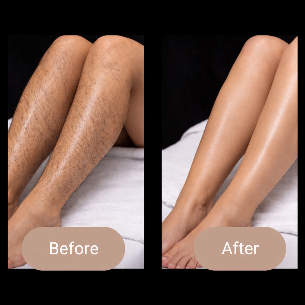 laser hair removal montreal soprano titanium full legs before and after