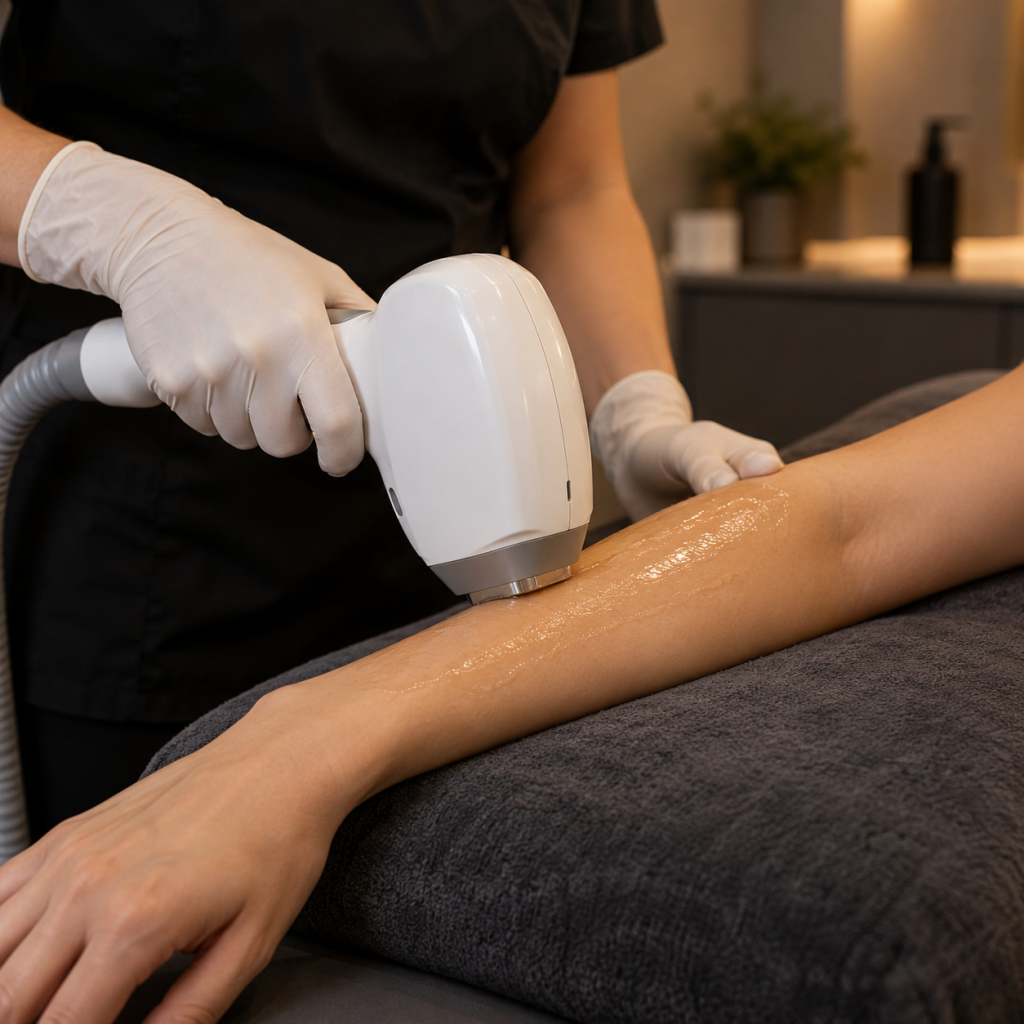 removing hair laser